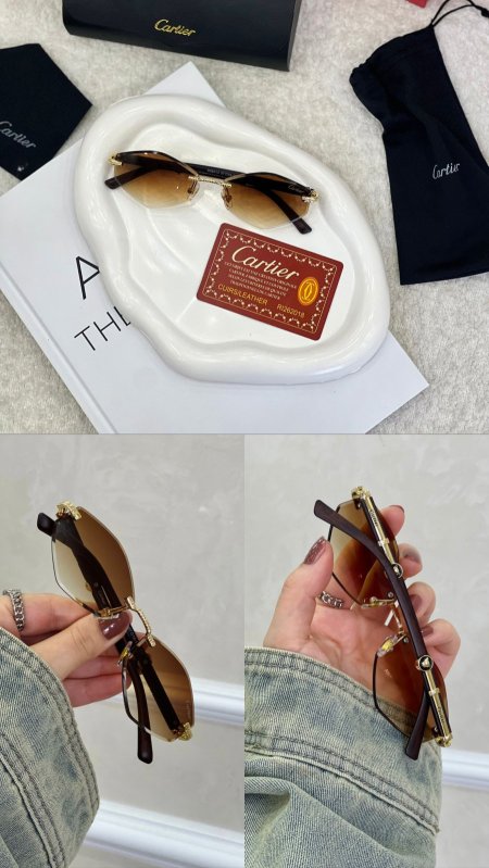 نظارة Cartier كوالتي ماستر عدسات شمسية 😎 <br> <span class='text-color-warm'>سيتوفر قريباً</span>
