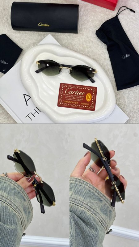 نظارة Cartier كوالتي ماستر عدسات شمسية 😎