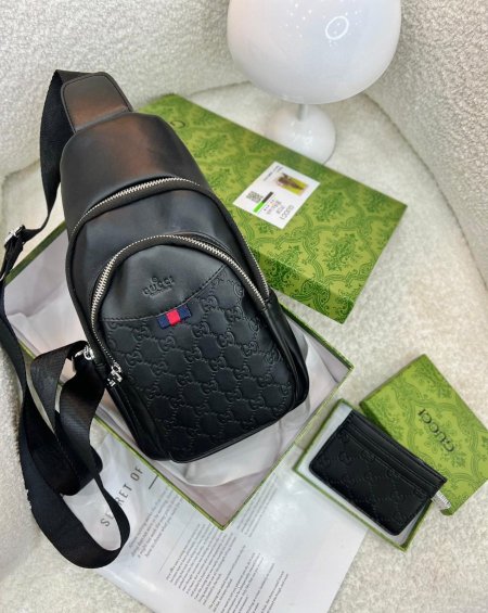شنطة كتف + جزدان Cucci كوالتي ماستر شامل علبة 🛍️