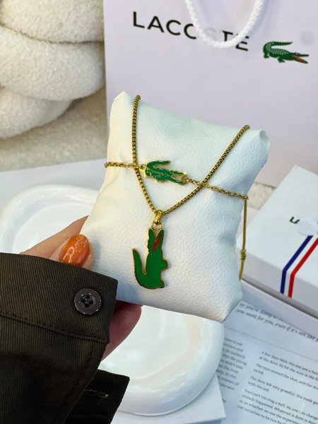 أساور وسلاسل رجالية Lacoste ستانلس ستيل شامل العلبة الاصليه 🐊