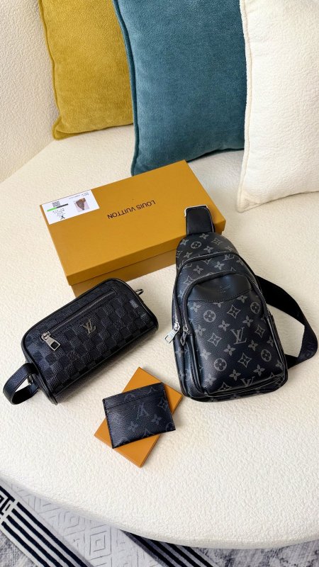 شنطة كتف + شنطة يد + جزدان كوالتي ماستر 🛍️