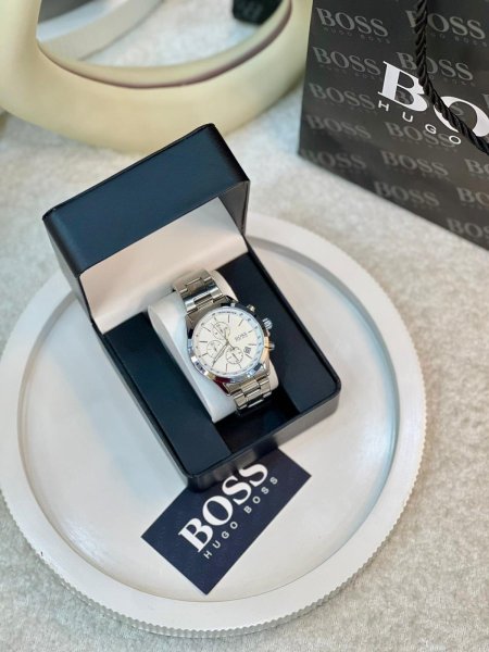 ساعة Boss كوالتي كوبي ون شامل علبة وكيس ⌚️🛒