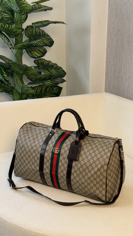 شنطة سفر GUCCI 🧳 كوالتي ماستر مقاس 60 CM 🎒